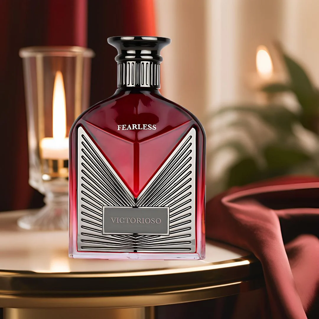 Victorioso Fearless Eau De Parfum Spray 100ML (3.4 OZ) by Maison Alhambra | A Warm, Spicy Blend of Fruit, Florals, and Woods for Cozy Elegance. - Image 5