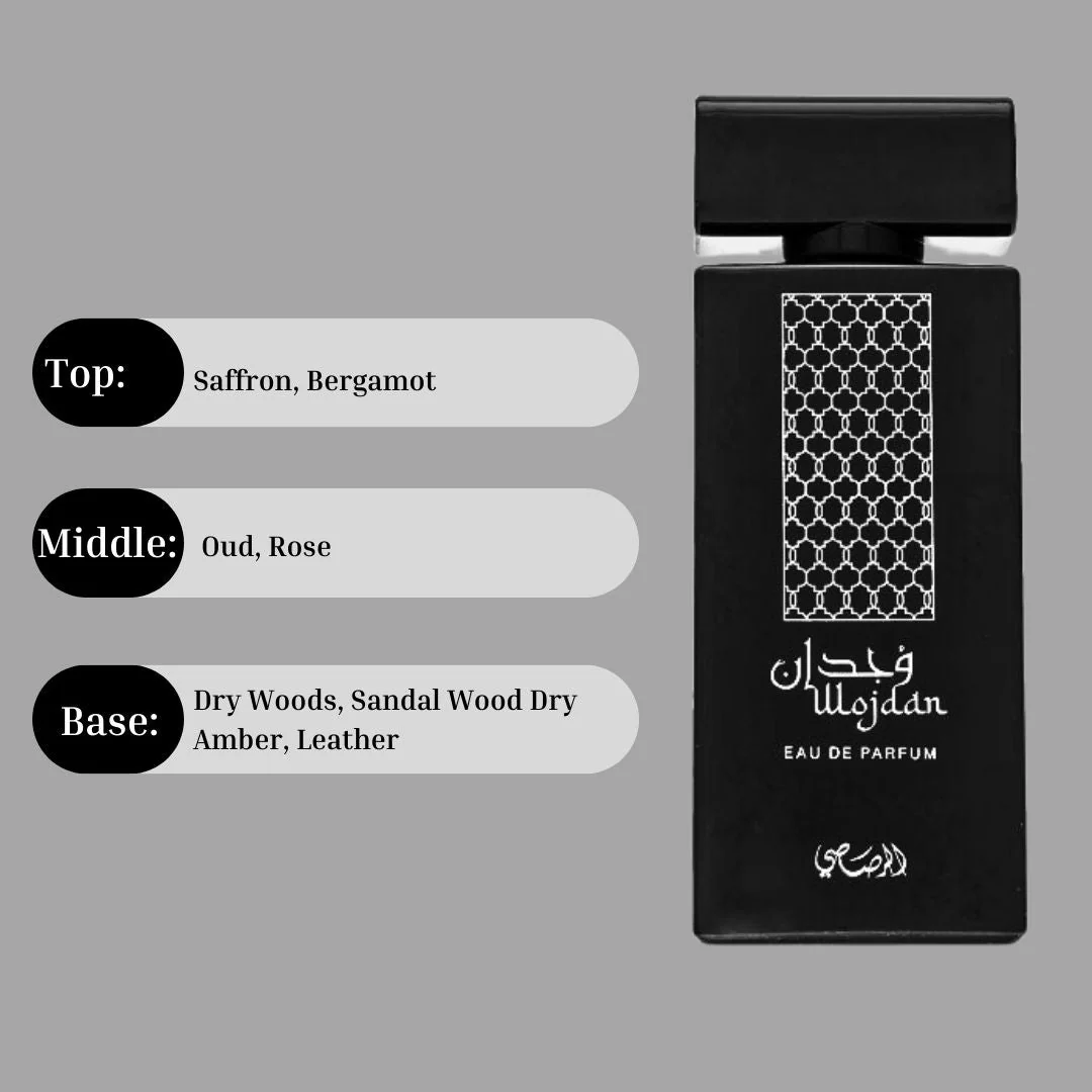 Wojdan EDP Spray 100ML (3.38 OZ) by Rasasi | Long Lasting, Warm Spicy, Floral, Woody, Exotic Unisex Scent. - Image 4