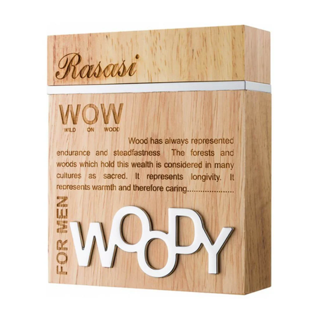 Woody for Men EDP - Eau de Parfum 60 ML (2 oz) by Rasasi - Image 2