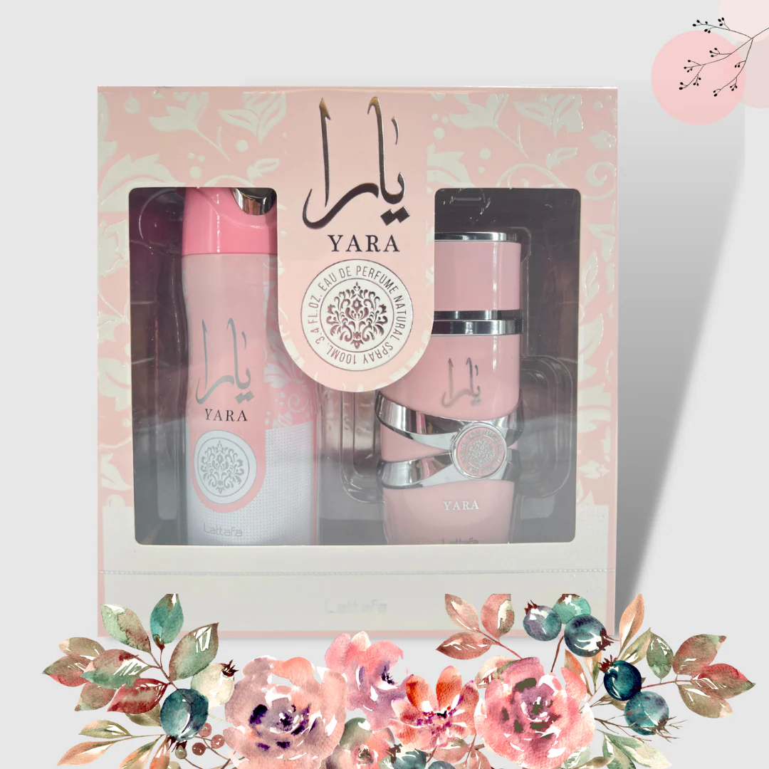 Yara EDP-100ML & Perfumed Spray 200ML| Gift Set By Lattafa - Image 4